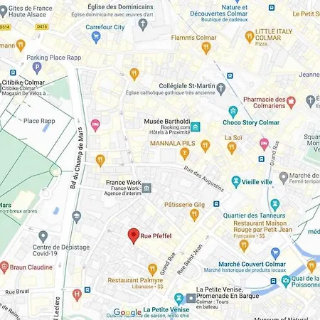 Апартаменти Plein Centre : Studio Equipe Кольмар
